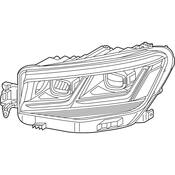 Volkswagen Headlight Assembly - Genuine VW 3CN941082C