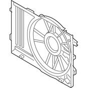 Audi VW Engine Cooling Fan Shroud - Genuine Audi VW 5Q0121205BD