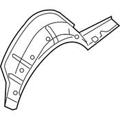 VW Wheel Housing Side Panel - Genuine VW 1K5809409