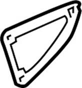 Volkswagen Exterior Door Handle Gasket - Genuine VW 1K8837210B9B9