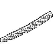 VW Bumper Cover Support Rail - Genuine VW 3C8807863D