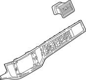 Volkswagen Instrument Panel Trim Panel - Genuine VW 3CN858416KWJU