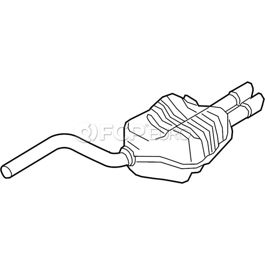 Genuine VW VW Exhaust Muffler