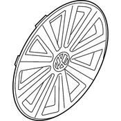 VW Wheel Cover - Genuine VW 5G0601147BYTI
