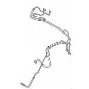 VW A/C Refrigerant Liquid Hose (Touareg) - Genuine VW Audi 7P1820741BJ