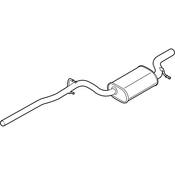 VW Exhaust Muffler - Genuine VW 561253409D