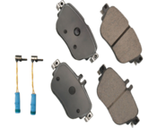 Mercedes Ultra Premium Ceramic Brake Pad Set - Akebono 0004209303