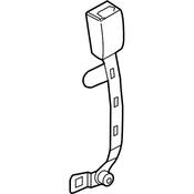 VW Seat Belt Receptacle - Genuine VW 561857756HYLZ