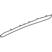 VW Door Trim Molding - Genuine VW 5C6867450CLXW