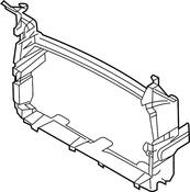 VW Radiator Support Air Duct - Genuine VW 7L6121333F