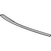 Volkswagen Radiator Support Air Deflector - Genuine VW 7P68536739B9