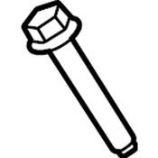 Audi VW Porsche Suspension Crossmember Bolt - Genuine Audi VW N10662001