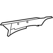 VW Fender Apron Assembly - Genuine VW 1K9805115
