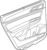 Volkswagen Door Interior Trim Panel - Genuine VW 3CM867212HZUM