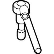 Audi VW Suspension Ride Height Sensor Connector - Genuine Audi VW 4M0973702