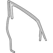 Volkswagen Window Channel - Genuine VW 561839432P5AP