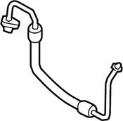 VW A/C Refrigerant Suction Hose - Genuine VW 5C0816743H