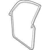 VW Door Seal - Genuine VW 5C5867338J