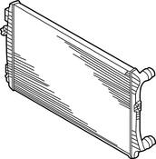 VW Engine Radiator - Genuine VW 5QM121251P