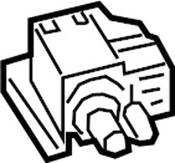 Audi VW Steering Column Lock - Genuine Audi VW 6RA953527