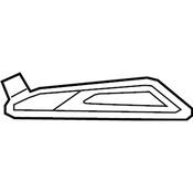 Volkswagen Fog Light Trim - Genuine VW 5NN853212D9B9