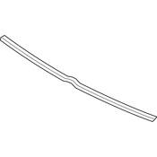 Volkswagen Grille Emblem Gasket - Genuine VW 7P6823737A