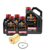 Mercedes OM642 Oil Change Kit - Motul 5W40 8100 X-CLEAN