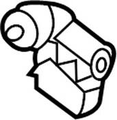 VW Power Window Motor  - Genuine VW 3C0959703VW2