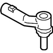 VW Tie Rod End - Genuine VW 3QF423812C