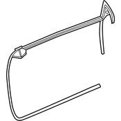 VW Door Seal - Genuine VW 5C5837480G5AP