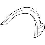 Volkswagen Fender Flare - Genuine VW 5G9853717A9B9