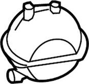 Audi VW Vacuum Reservoir - Genuine Audi VW 7M0129808