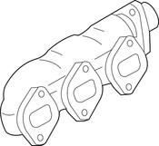 Audi VW Exhaust Manifold - Genuine VW Audi 059253034AC