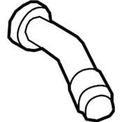 Audi VW Radiator Coolant Hose Adapter - Genuine Audi VW 06M121137AF