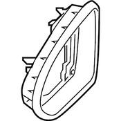Volkswagen Door Mirror Trim Ring - Genuine VW 17A857601A9B9