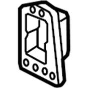 Audi VW Bumper Impact Bar Bracket - Genuine Audi VW 4G0805678A
