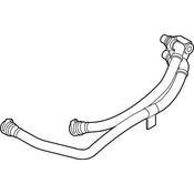 Audi VW Auto Trans Oil Cooler Hose Assembly - Genuine Audi VW 4N0317801E