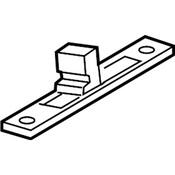 Audi VW Liftgate Lock Striker Plate - Genuine Audi VW 8V0827507H
