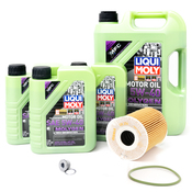 Porsche Engine Oil Change Kit (5W-40) - Liqui Moly/Mahle 95BOILKT