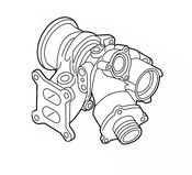 Audi VW Turbocharger Assembly - Genuine VW Audi 06K145654Q
