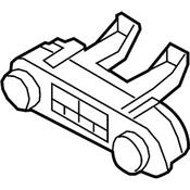 Volkswagen HVAC Temperature Control Panel - Genuine VW 3CN907044ABWZU