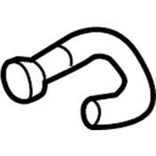 VW Engine Coolant Hose - Genuine VW 3D0122096B