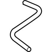 VW Engine Coolant Recovery Tank Hose - Genuine VW 5C0121447E