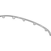 Volkswagen Roof Molding - Genuine VW 5C3853981G7Z7