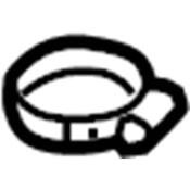 Audi VW Turbocharger Intercooler Pipe Clamp - Genuine VW Audi N10619801
