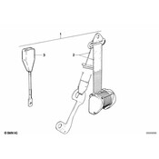 BMW Lower Strap Front - Genuine BMW 72111945992