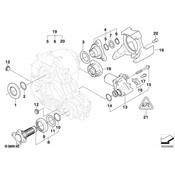 BMW Transfer Case Output Shaft Flange - Genuine BMW 27107548116