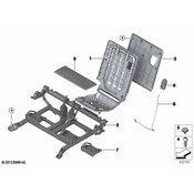 BMW Seat Back Panel - Genuine BMW 52307247473