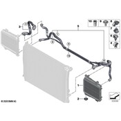 BMW Radiator Coolant Hose - Genuine BMW 17125A024C1