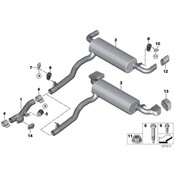 BMW Exhaust Tail Pipe Tip - Genuine BMW 18308631954